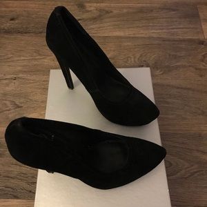 Kelsi Dagger suede platform heels